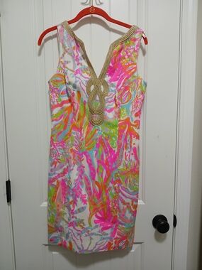 Lilly Pulitzer Janice Vibrant Multicolor Shift Dress